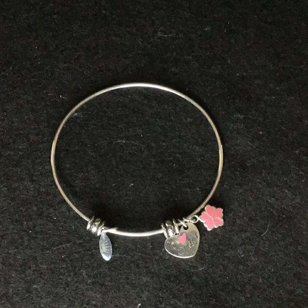 Bracelet, Estate sale, silver sister bracelet
